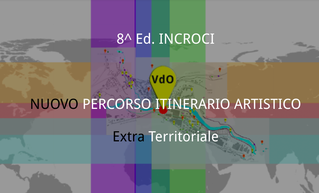 Inaugurazione 8^ Ed. INCROCI, Nuovo PERCORSO ITINERARIO ARTISTICO Extra-Territoriale ; // Inputs: (Fuochi Galleggianti)